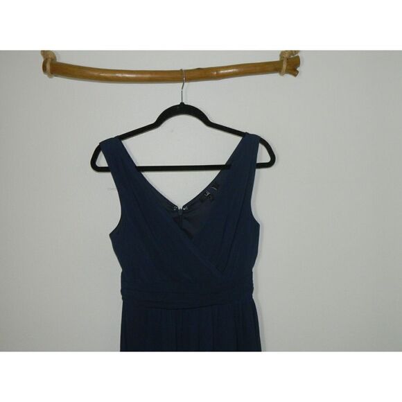 Lulu's Dress Size Small Navy Blue Thoughts of Hue Surplice Maxi Dress - Picture 7 of 8